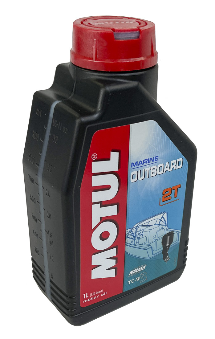 Двухтактное масло Motul Outboard 2T 1 л для лодочных моторов - Тент-Питер