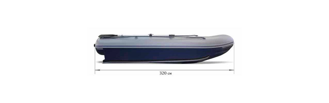 Надувная двухкорпусная лодка Флагман DK 320