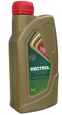 Двухтактное лодочное масло Vectrol Outboard 2T TCW3 1л