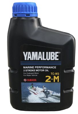 2-х тактное масло Yamalube 2M TC-W3 объемом 1 литр