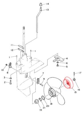 Кольцо отражательное Yamaha F8A, T9