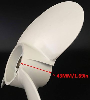 Размеры гребного винта Yamaha 5 3x7-1/4x8 шпонка