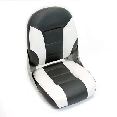 Мягкое складное кресло Cruistyle III High Back Boat Seat, Цвет кресла: Бело-серое, фото 