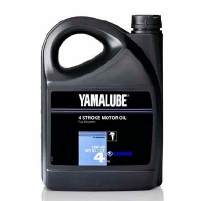 минеральное 4-х тактное масло Yamalube 4 API SJ/CF SAE 10W-40 объемом 5 литров