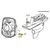 Комплект алюминиевых анодов для Volvo Penta DPH и DPR, фото , изображение 2