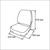 Мягкое складное кресло Economy Low Back Seat, фото , изображение 3