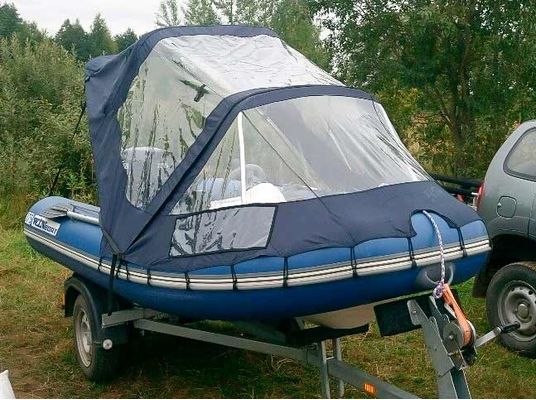 Комбинированный тент на риб WinBoat 375