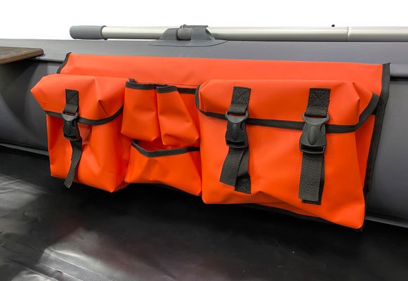 Большое крепление на лик-трос баллона надувной лодки пвх (оранжевый), Цвет: оранжевый, фото 