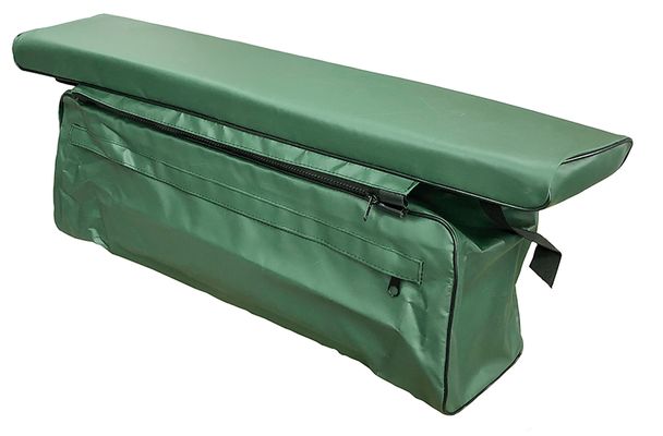 Зеленая мягкая накладка с сумкой