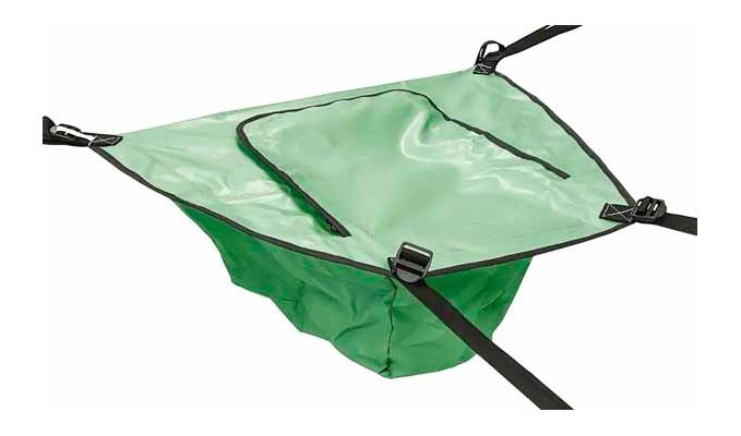 зеленая носовая малая сумка для лодки пвх 290-330 см