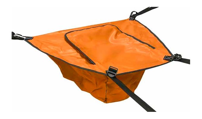 Оранжевая малая носовая сумка для надувной лодки пвх 290-330