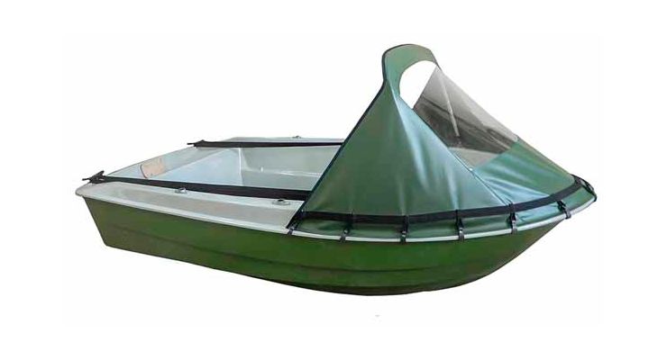 Носовой тент для пластиковой лодки Шарк
