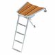Платформа носовая диам.32мм + трап 4 ступени серые, фото 