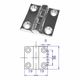 Петля прямоугольная неразъемная 1-1/2"х1-1/2", фото 
