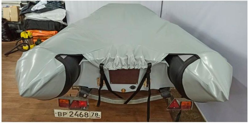 Транспортировочный, стояночный тент для надувной лодки пвх 350-369 см